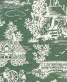 12.Reverse Toile Green Cotton