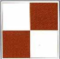 Red and White Mosaic Tiles - Gloss Finish