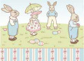 1/24th Bunny Parade Wallpaper