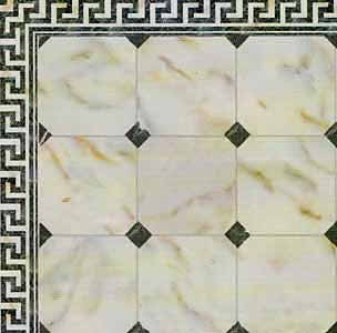 Marble Floor Tile with Border